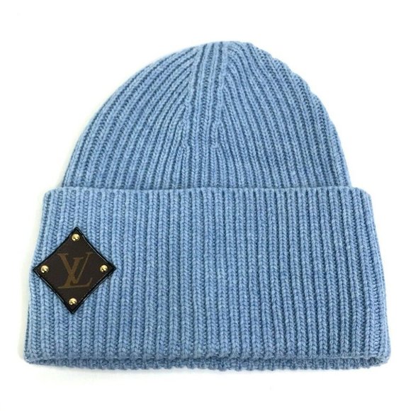 Authentic LOUIS VUITTON M76710 Monogram Bonnet LV hat beanie knit cap Knit hat w - Picture 1 of 9